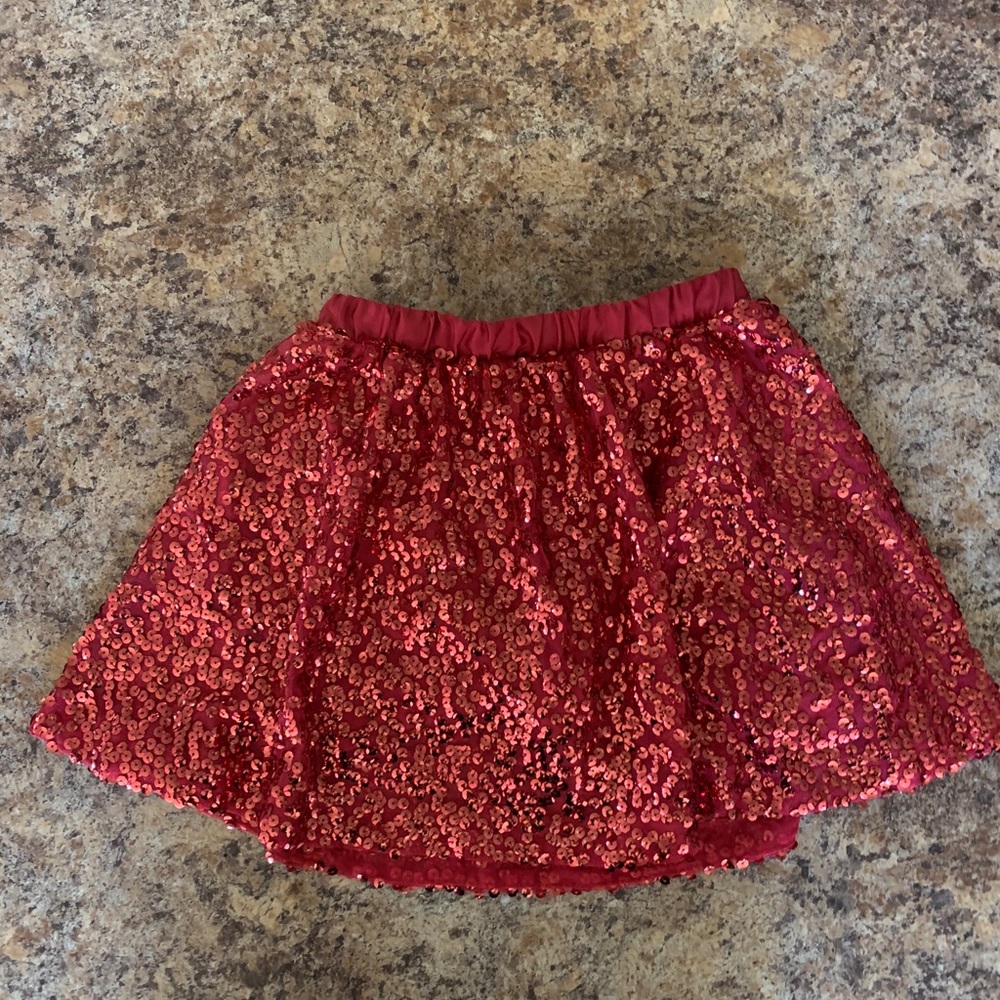 Girls Cherokee red skirt